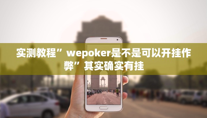 实测教程”wepoker是不是可以开挂作弊”其实确实有挂