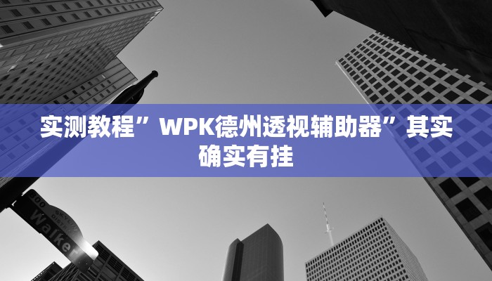 实测教程”皮皮湖北麻将辅助开挂”其实确实有挂