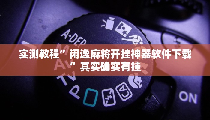 实测教程”闲逸麻将开挂神器软件下载”其实确实有挂