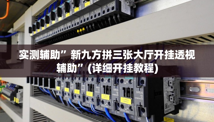 实测辅助”新九方拼三张大厅开挂透视辅助”(详细开挂教程)