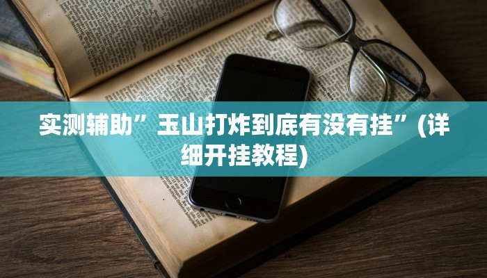 实测辅助”玉山打炸到底有没有挂”(详细开挂教程)