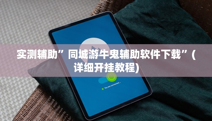 实测辅助”同城游牛鬼辅助软件下载”(详细开挂教程)