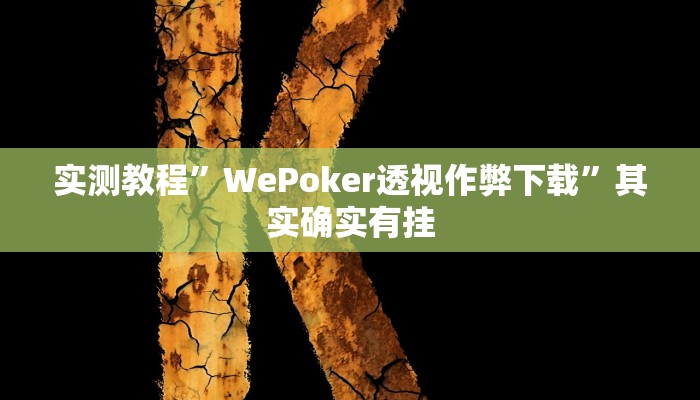 实测教程”德扑之星开挂辅助教程”其实确实有挂