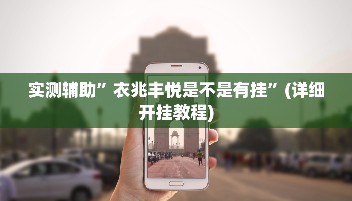 实测辅助”衣兆丰悦是不是有挂”(详细开挂教程)