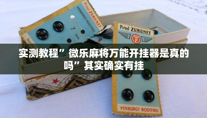 实测教程”微乐麻将万能开挂器是真的吗”其实确实有挂
