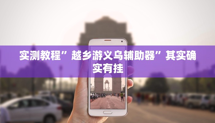 实测教程”越乡游义乌辅助器”其实确实有挂