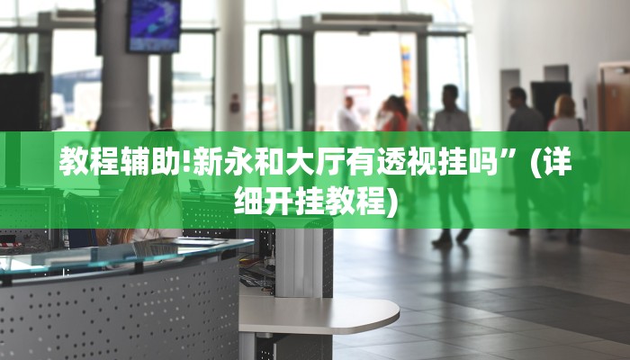 教程辅助!新永和大厅有透视挂吗”(详细开挂教程)