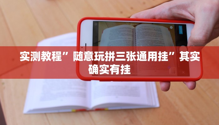 实测教程”随意玩拼三张通用挂”其实确实有挂