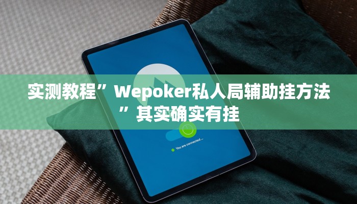 实测教程”Wepoker私人局辅助挂方法”其实确实有挂