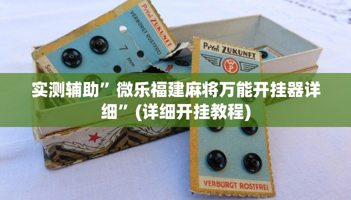 实测辅助”微乐福建麻将万能开挂器详细”(详细开挂教程)