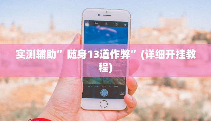 实测辅助”随身13道作弊”(详细开挂教程)