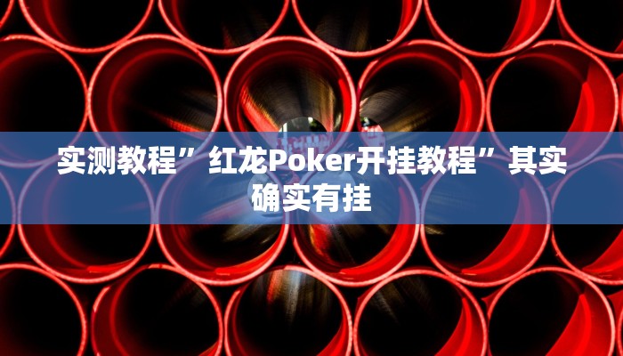 实测教程”红龙Poker开挂教程”其实确实有挂