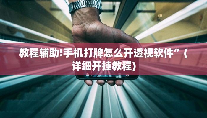 教程辅助!手机打牌怎么开透视软件”(详细开挂教程)