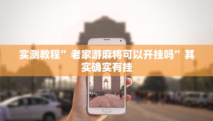 实测教程”老家游麻将可以开挂吗”其实确实有挂