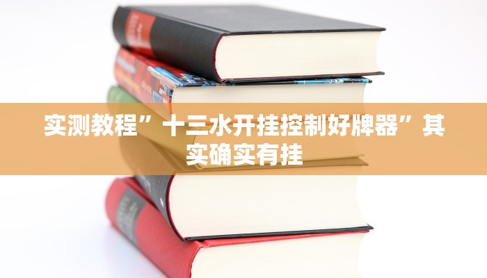 实测教程”十三水开挂控制好牌器”其实确实有挂