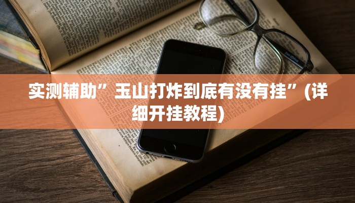 实测辅助”玉山打炸到底有没有挂”(详细开挂教程)