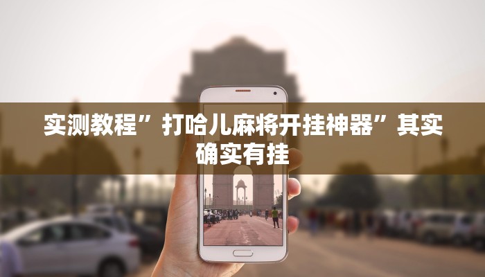 实测教程”打哈儿麻将开挂神器”其实确实有挂