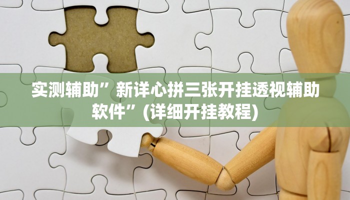实测辅助”新详心拼三张开挂透视辅助软件”(详细开挂教程)