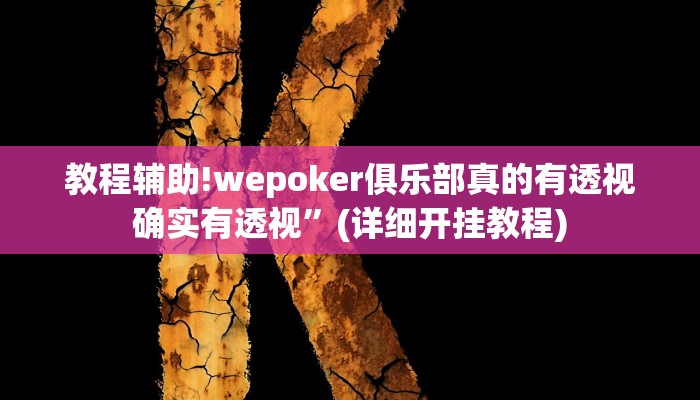 实测教程”德扑圈可以开挂吗”其实确实有挂
