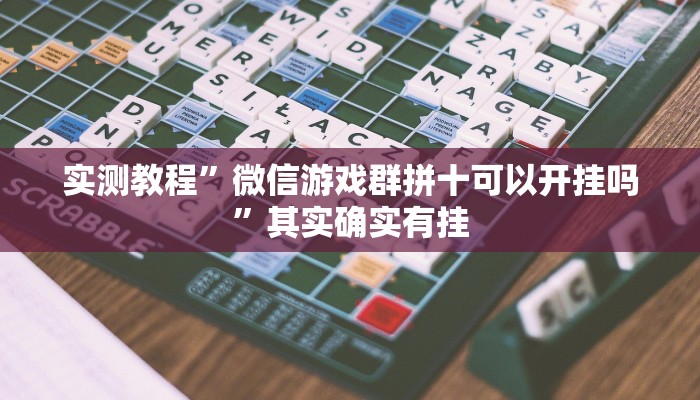 实测教程”手机拼十助赢神器”其实确实有挂