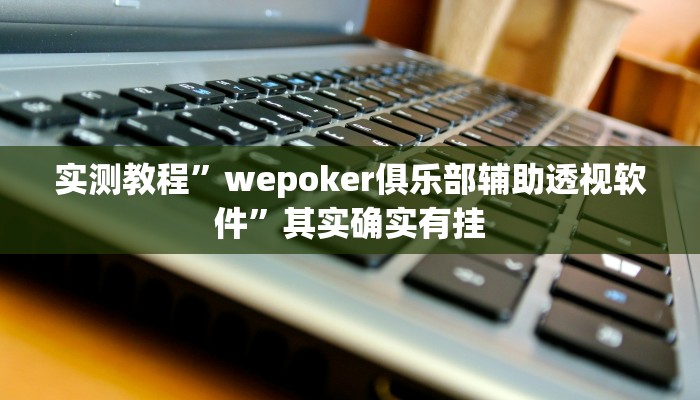 实测教程”wepoker辅助透视软件挂”其实确实有挂