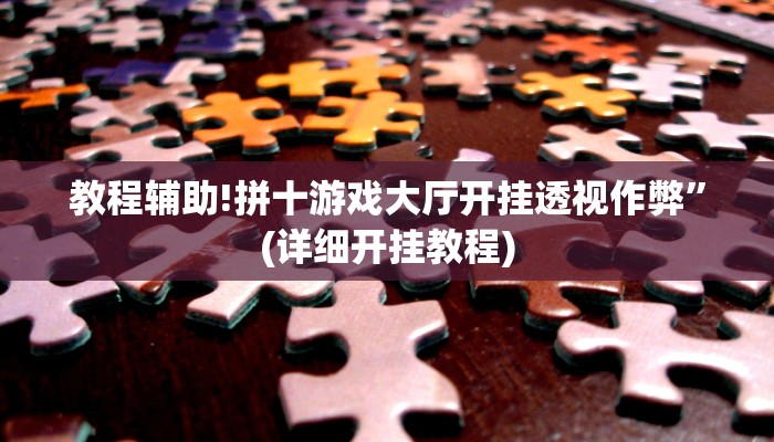 教程辅助!拼十游戏大厅开挂透视作弊”(详细开挂教程)