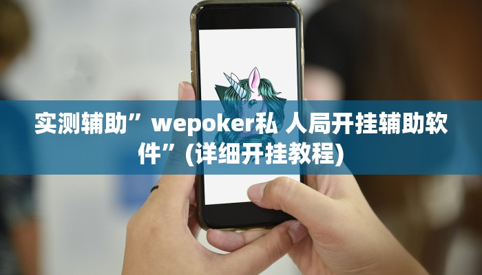 实测辅助”wepoker私 人局开挂辅助软件”(详细开挂教程)
