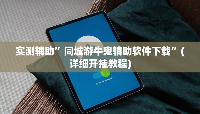 实测辅助”同城游牛鬼辅助软件下载”(详细开挂教程)