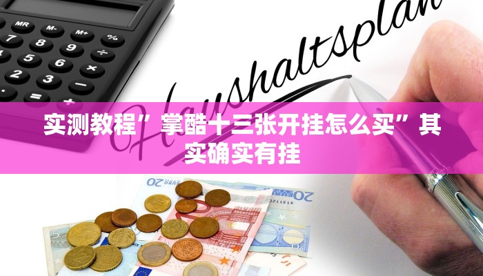 实测教程”掌酷十三张开挂怎么买”其实确实有挂