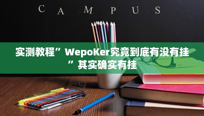 实测辅助”(WePoKer)作弊功能透视教程”(详细开挂教程)