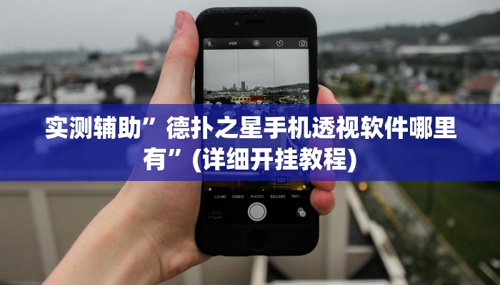 实测辅助”德扑之星手机透视软件哪里有”(详细开挂教程)