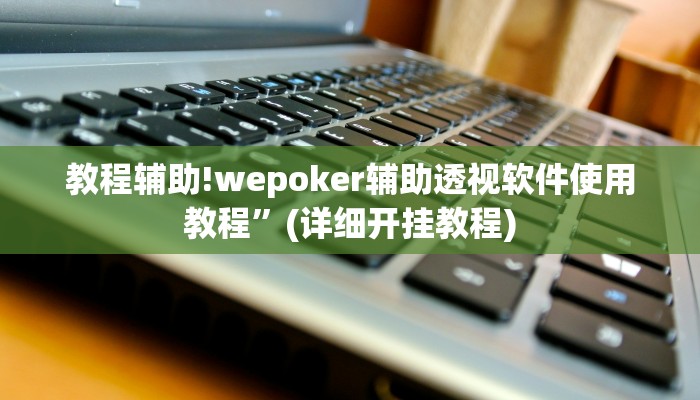 教程辅助!wepoker辅助透视软件使用教程”(详细开挂教程)