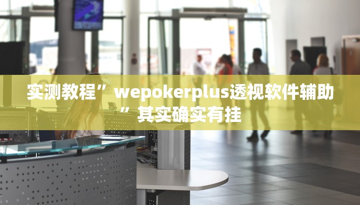 实测教程”wepokerplus透视软件辅助”其实确实有挂