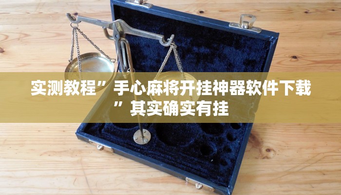 实测教程”手心麻将开挂神器软件下载”其实确实有挂