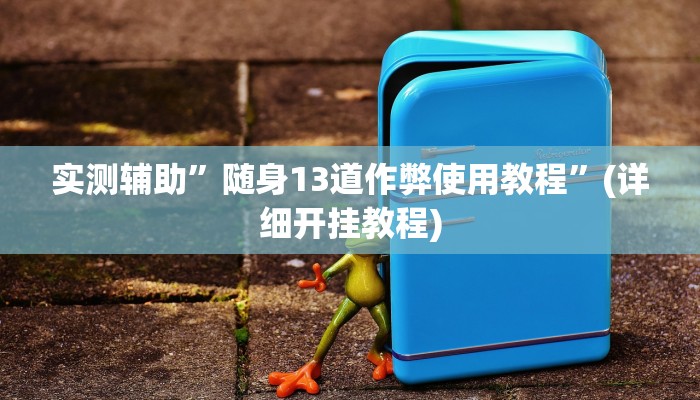 实测辅助”随身13道作弊使用教程”(详细开挂教程)
