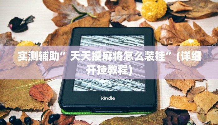 实测辅助”天天摸麻将怎么装挂”(详细开挂教程)
