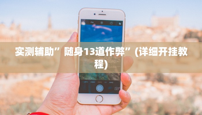 实测辅助”随身13道作弊”(详细开挂教程)