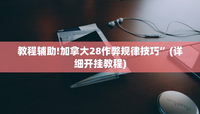 教程辅助!加拿大28作弊规律技巧”(详细开挂教程)
