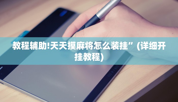 教程辅助!胜奕填大坑透视软件”(详细开挂教程)