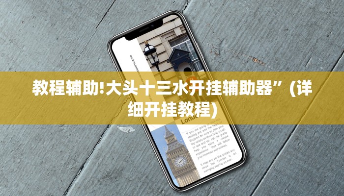 教程辅助!大头十三水开挂辅助器”(详细开挂教程)