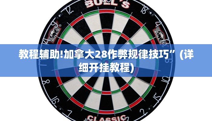 教程辅助!加拿大28作弊规律技巧”(详细开挂教程)