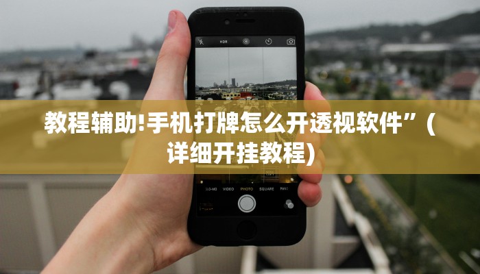 教程辅助!手机打牌怎么开透视软件”(详细开挂教程)