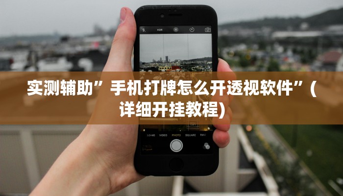 实测辅助”手机打牌怎么开透视软件”(详细开挂教程)