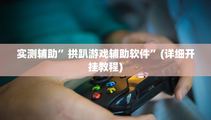 实测辅助”拱趴游戏辅助软件”(详细开挂教程)