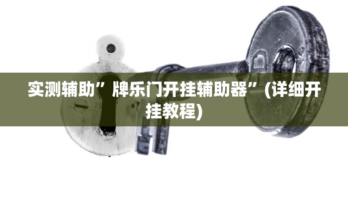 实测辅助”牌乐门开挂辅助器”(详细开挂教程)
