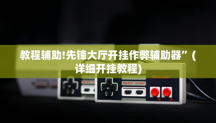教程辅助!先锋大厅开挂作弊辅助器”(详细开挂教程)