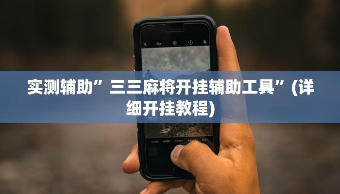 实测辅助”三三麻将开挂辅助工具”(详细开挂教程)